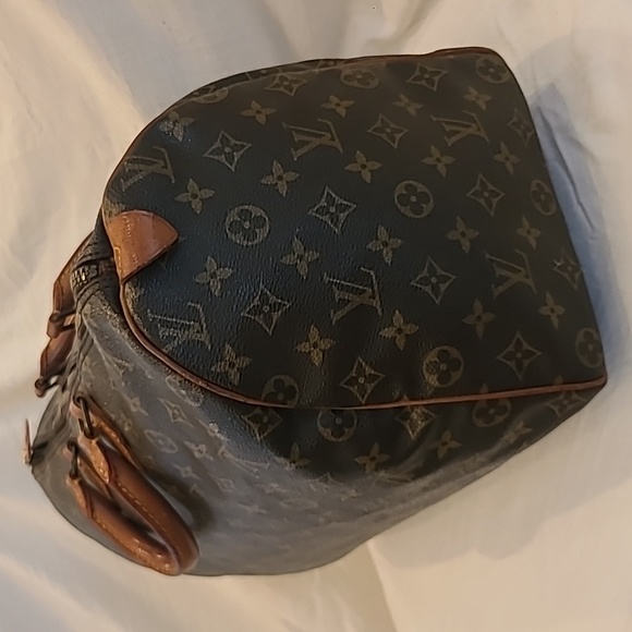LOUIS VUITTON 1985 VINTAGE MONOGRAM CANVAS SPEEDY 40 BAG WITH LOCK& KEY #304 - Picture 12 of 17